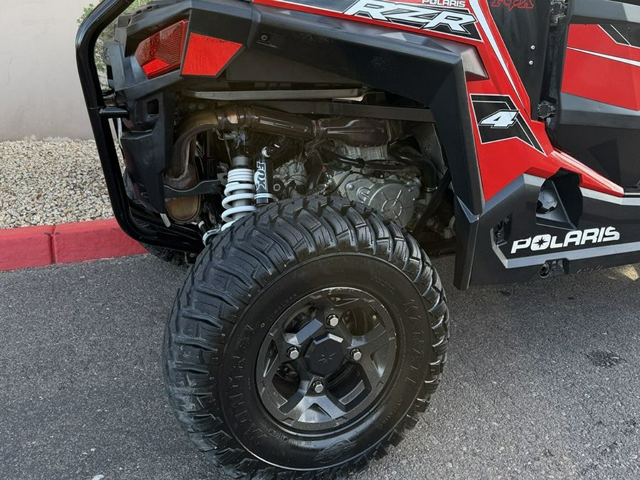 2015 Polaris RZR 4 900 EPS Havasu Red Pearl