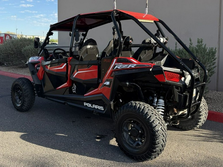 2015 Polaris RZR 4 900 EPS Havasu Red Pearl