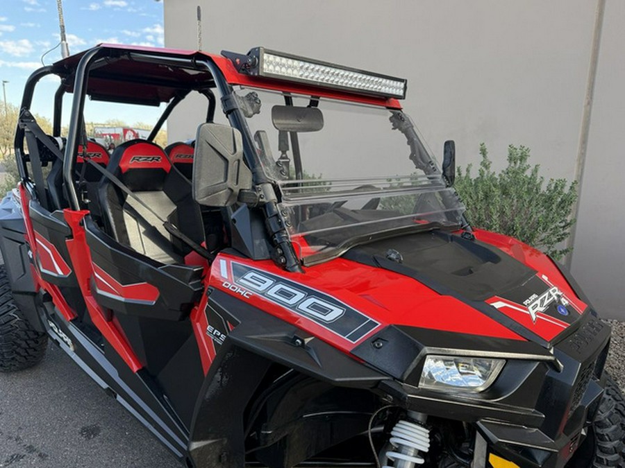2015 Polaris RZR 4 900 EPS Havasu Red Pearl