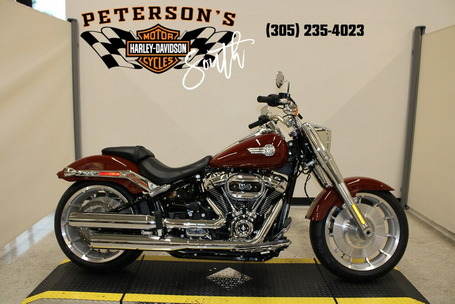 New 2024 Harley-Davidson Fat Boy 114 Cruiser FLFBS Motorcycle For Sale In Miami, Florida