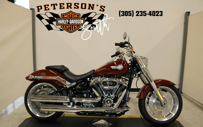 New 2024 Harley-Davidson Fat Boy 114 Cruiser FLFBS Motorcycle For Sale In Miami, Florida