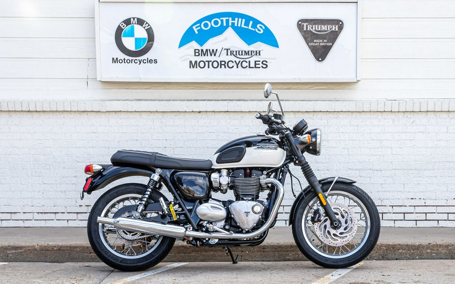 2024 Triumph Bonneville T120 Jet Black/Fusion White