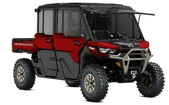 New 2025 CAN-AM DEFENDER MAX LIMITED HD10 FIERY RED