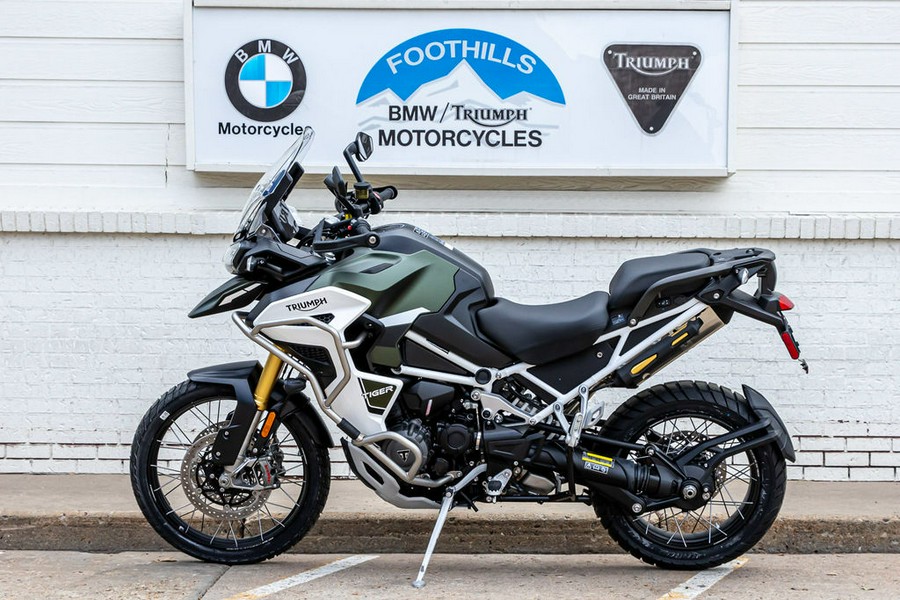 2023 Triumph Tiger 1200 Rally Explorer Matte Khaki Green