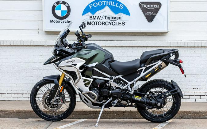 2023 Triumph Tiger 1200 Rally Explorer Matte Khaki Green