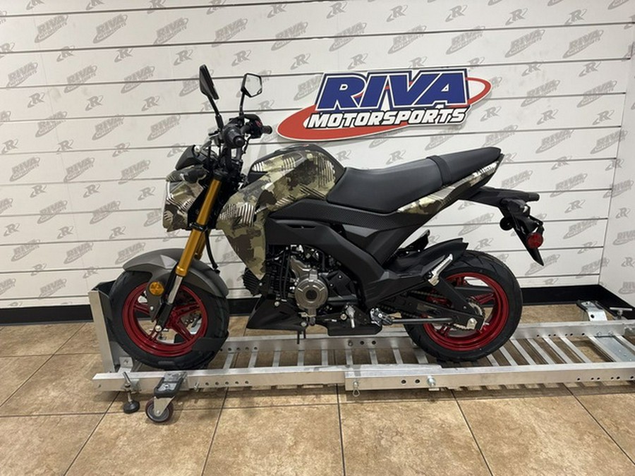 2025 Kawasaki Z125 PRO Cypher Camo Beige