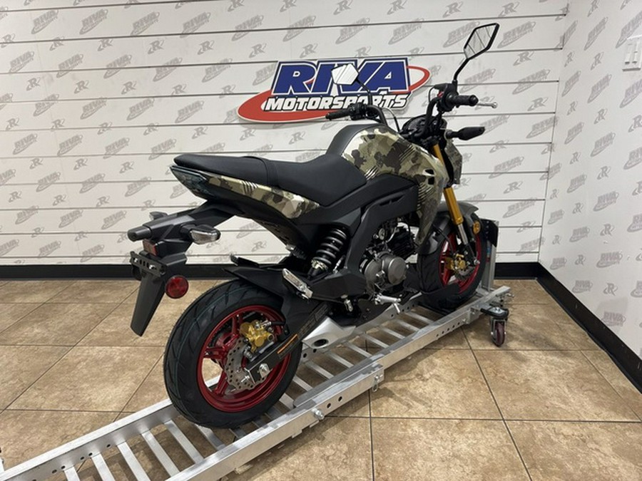 2025 Kawasaki Z125 PRO Cypher Camo Beige