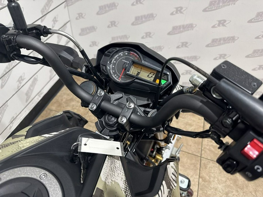 2025 Kawasaki Z125 PRO Cypher Camo Beige