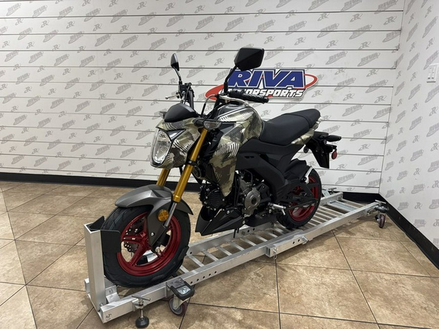 2025 Kawasaki Z125 PRO Cypher Camo Beige