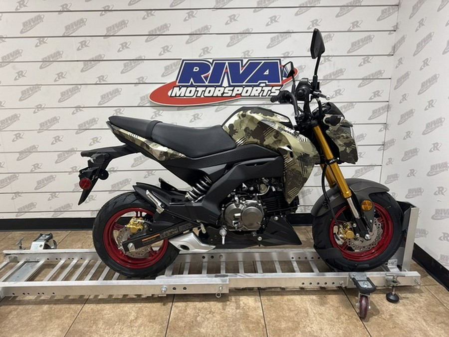 2025 Kawasaki Z125 PRO Cypher Camo Beige