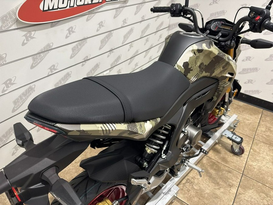2025 Kawasaki Z125 PRO Cypher Camo Beige