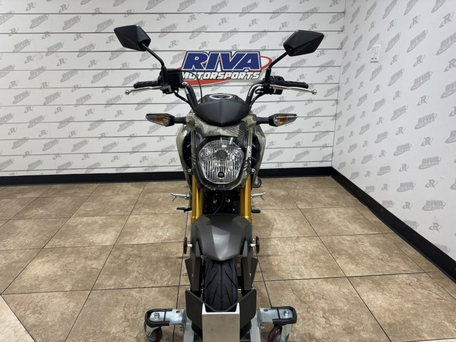 2025 Kawasaki Z125 PRO Cypher Camo Beige