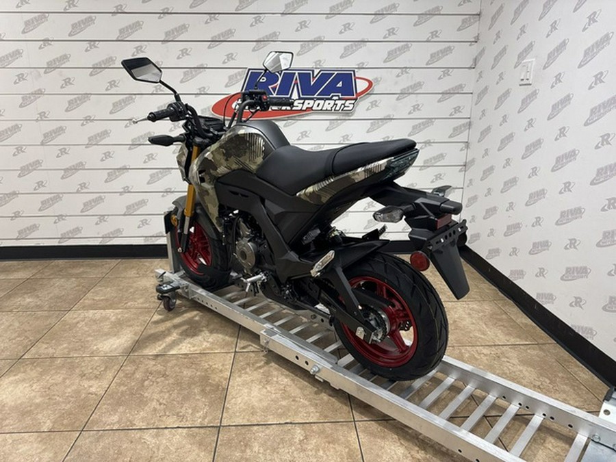 2025 Kawasaki Z125 PRO Cypher Camo Beige
