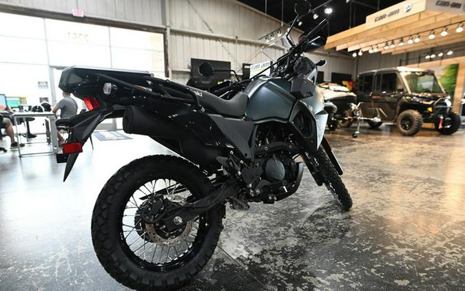 2025 Kawasaki KLR 650 Metallic Matte Old School Green