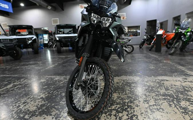 2025 Kawasaki KLR 650 Metallic Matte Old School Green