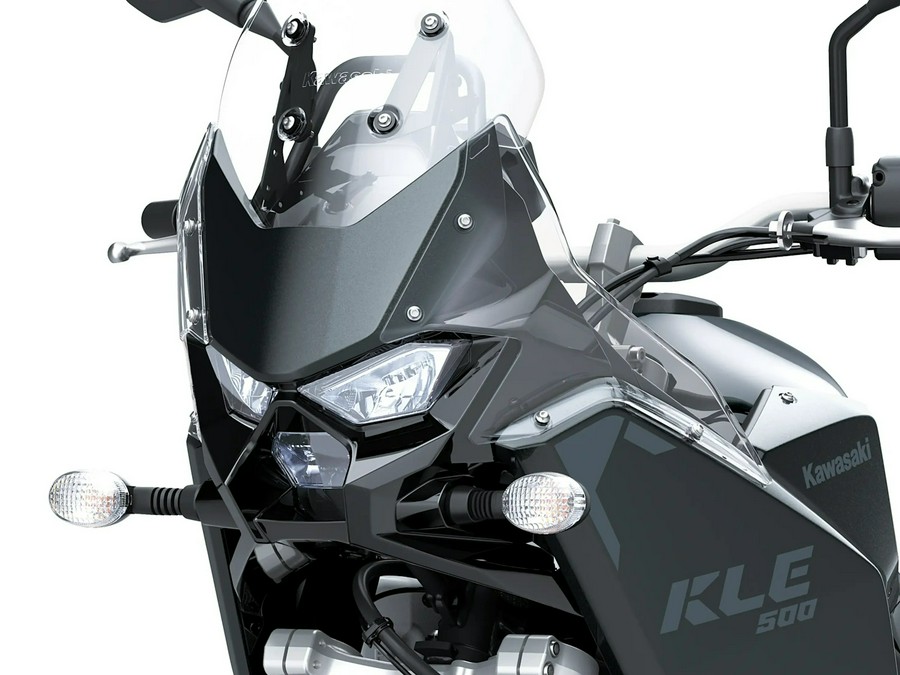 2026 Kawasaki KLE 500 ABS Metallic Carbon Gray/Ebony - 7530