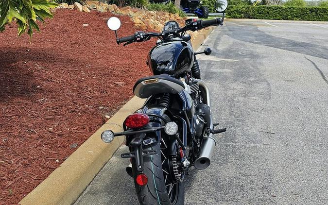 2024 Triumph Bonneville Bobber Jet Black/Ash Gray