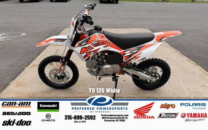 2026 TD 125 White - Kayo