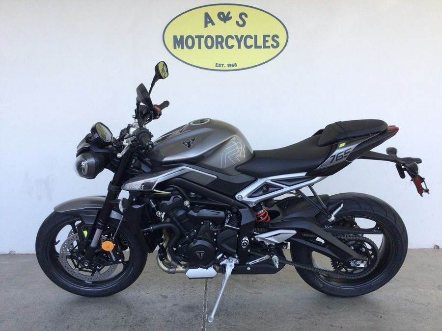 2024 Triumph Street Triple 765 R Silver Ice