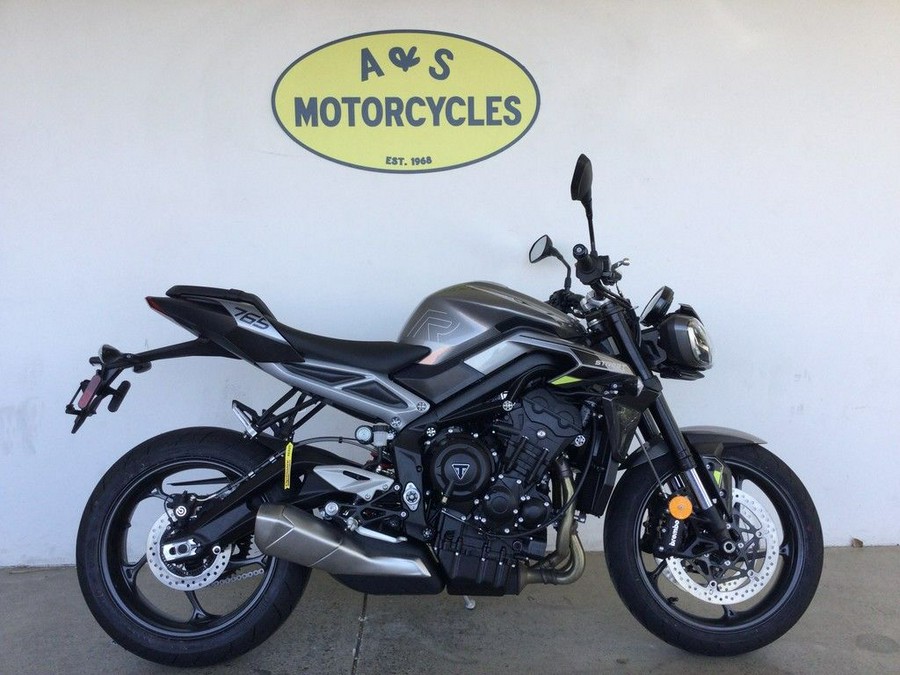 2024 Triumph Street Triple 765 R Silver Ice