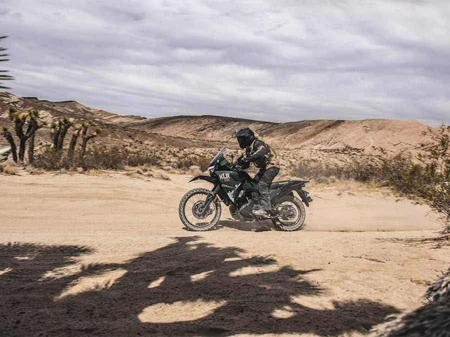 2025 Kawasaki KLR®650 Metallic Matte Old School Green ABS