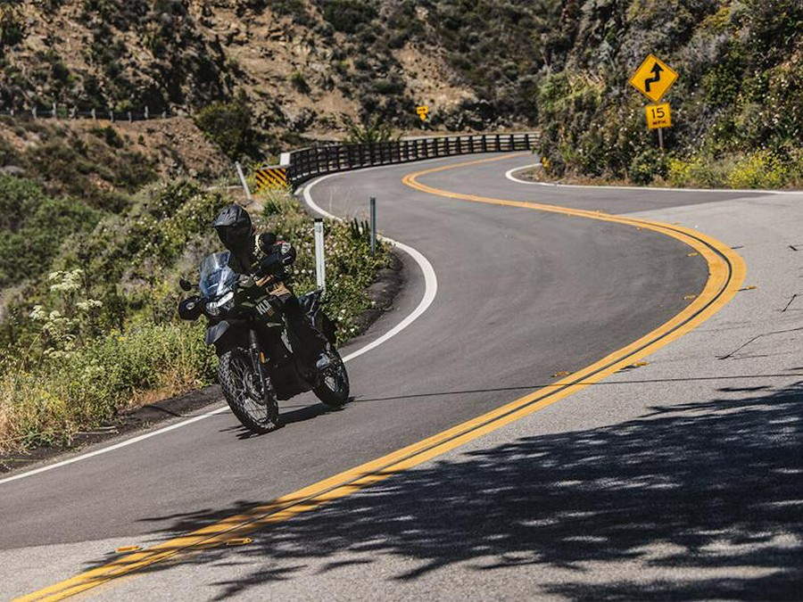 2025 Kawasaki KLR®650 Metallic Matte Old School Green ABS