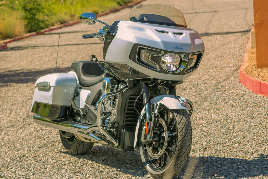 2025 Indian Motorcycle® Challenger® Limited 112 Ghost White Metallic with Black Metallic