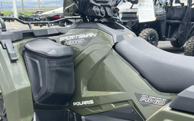 New 2024 POLARIS SPORTSMAN 450 HO EPS SAGE GREEN