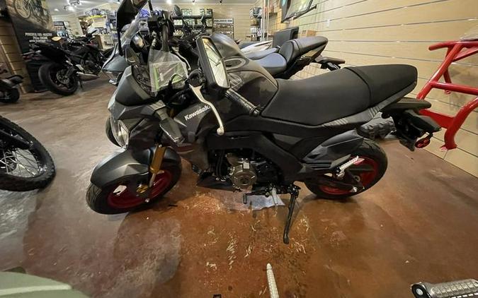 2024 Kawasaki Z125 PRO Cypher Camo Gray Matte/Metallic Matte Carbon Gray