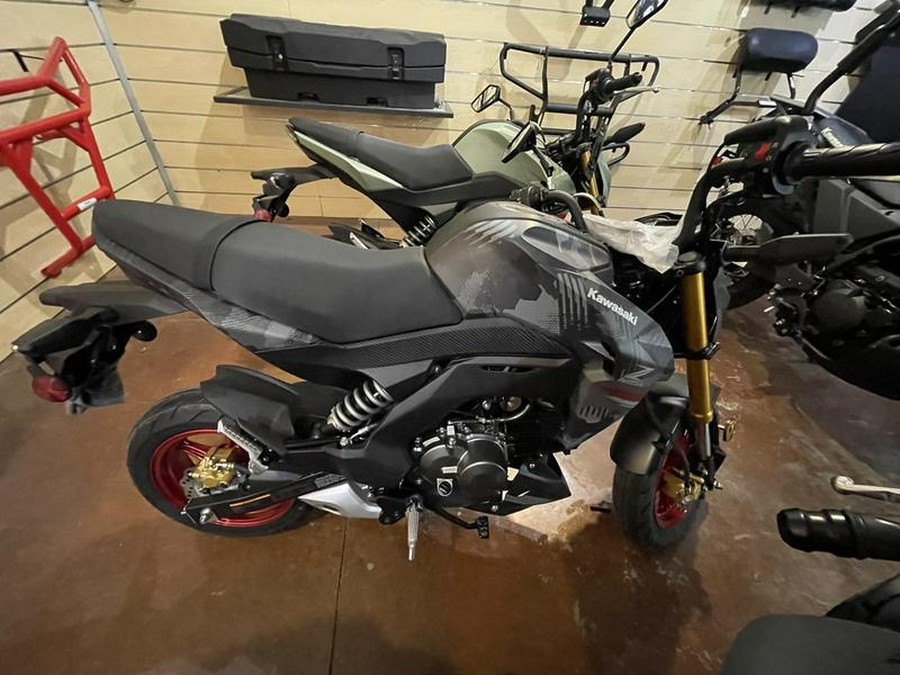 2024 Kawasaki Z125 PRO Cypher Camo Gray Matte/Metallic Matte Carbon Gray