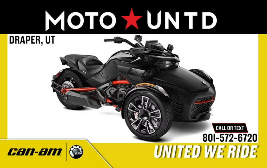 2024 Can-Am® SPYDER F3-S (SE6) - MONOLITH BLACK SATIN