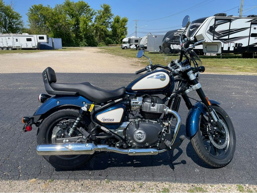 2024 SUPER METEOR 650 - CELESTIAL BLUE - Royal Enfield