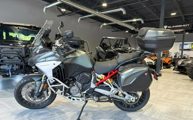 2021 Ducati Multistrada V4S Aviator Grey / Spoked Wheels