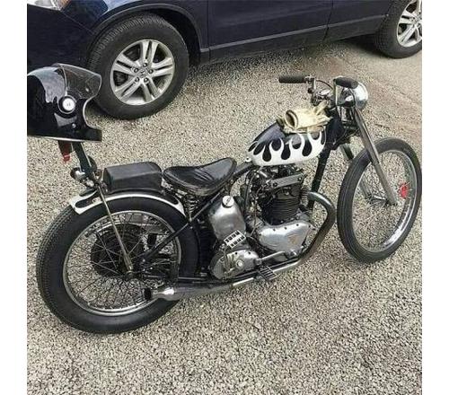 triumph chopper bobber