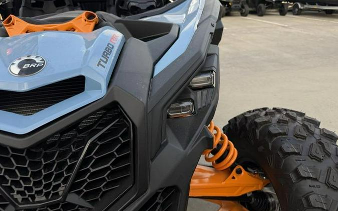 2026 Can-Am® Maverick X3 Max RS Turbo RR Scandi Blue & Orange Crush