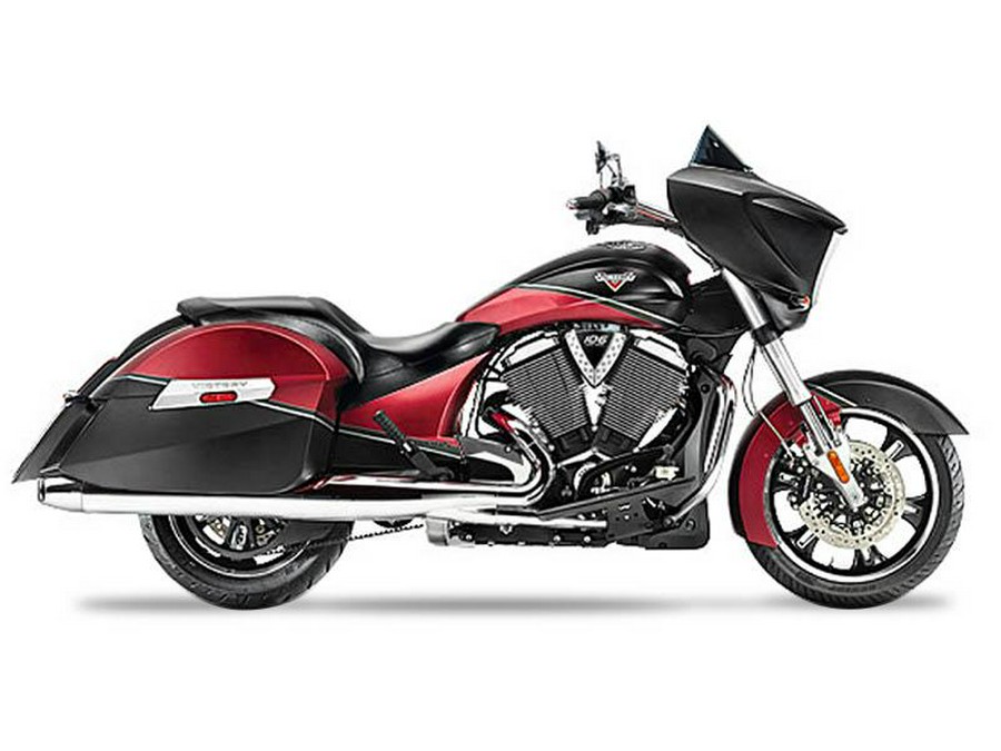 2015 Victory Motorcycles® Cross Country™ Two-Tone Suede Sunset Red over Black