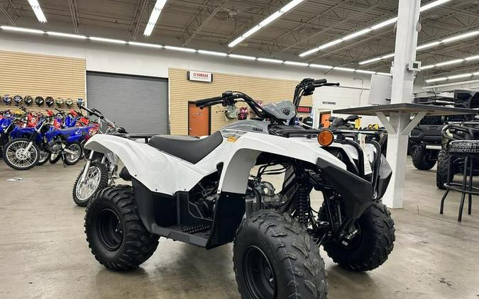 2024 Yamaha Grizzly 90 White/Armor Gray
