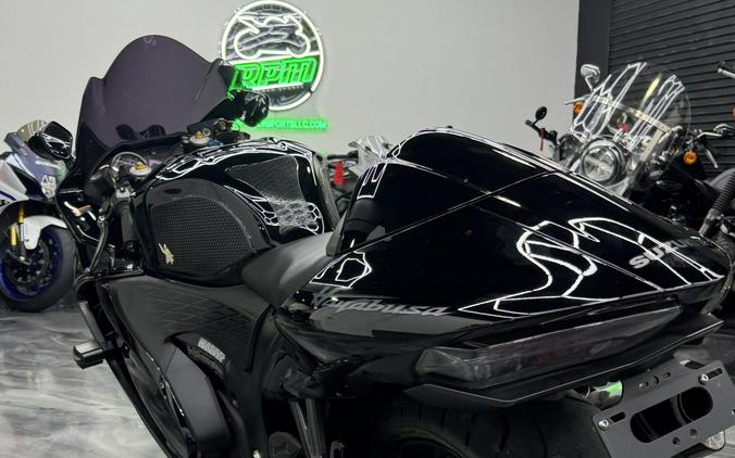 2023 SUZUKI GSX1300RRM3 HAYABUSA, Carbon Fiber M4 Exhaust, Frame Slides and smoke windscreen.