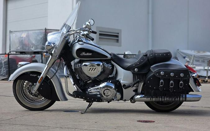 2018 Indian Chief Vintage ABS Willow Green Over Ivory Cream
