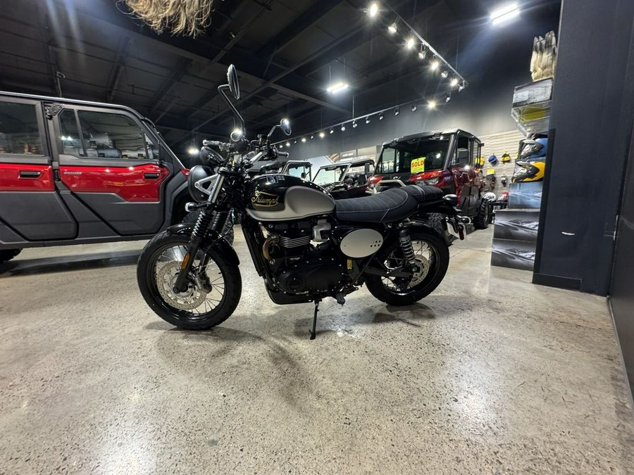 2025 Triumph Scrambler 900 Jet Black