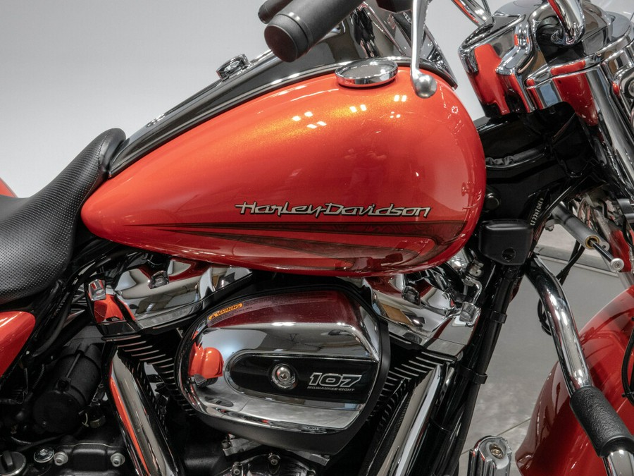 2017 Harley-Davidson FLRT Freewheeler in Laguna Orange.