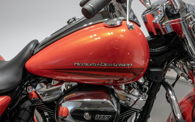 2017 Harley-Davidson FLRT Freewheeler in Laguna Orange.