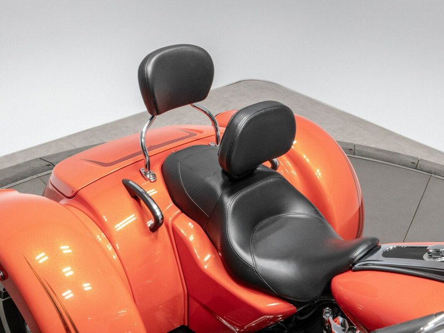 2017 Harley-Davidson FLRT Freewheeler in Laguna Orange.