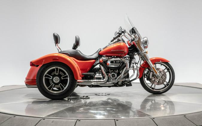 2017 Harley-Davidson FLRT Freewheeler in Laguna Orange.