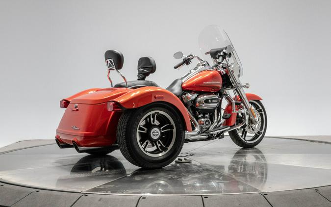 2017 Harley-Davidson FLRT Freewheeler in Laguna Orange.