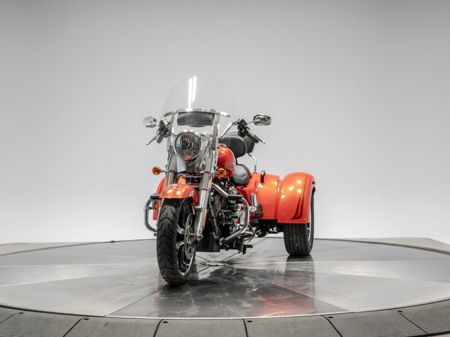 2017 Harley-Davidson FLRT Freewheeler in Laguna Orange.