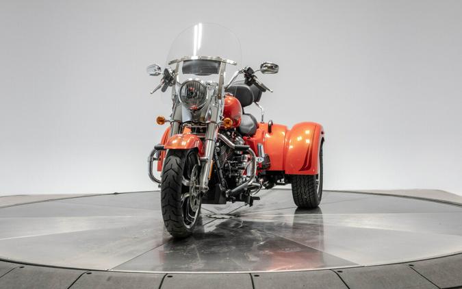 2017 Harley-Davidson FLRT Freewheeler in Laguna Orange.