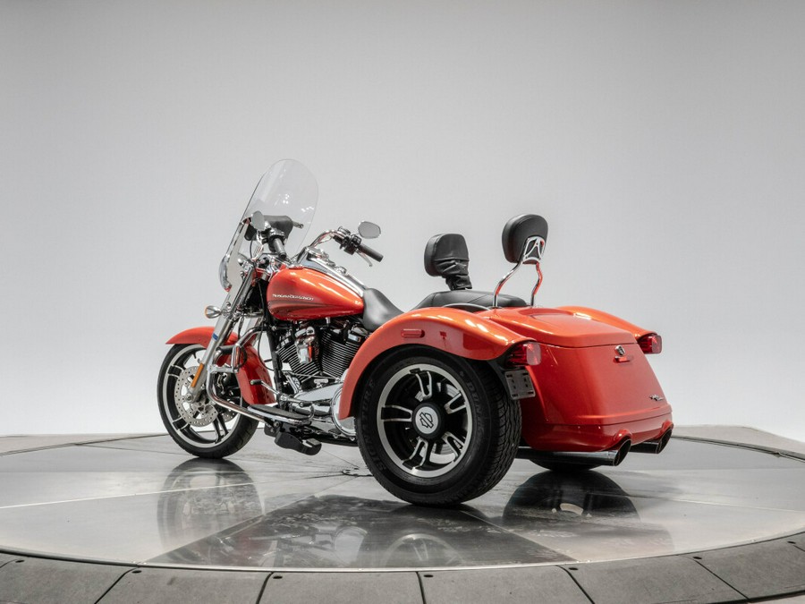 2017 Harley-Davidson FLRT Freewheeler in Laguna Orange.