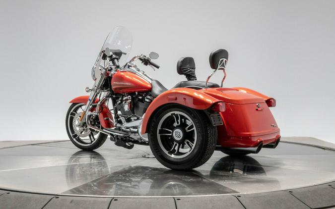 2017 Harley-Davidson FLRT Freewheeler in Laguna Orange.