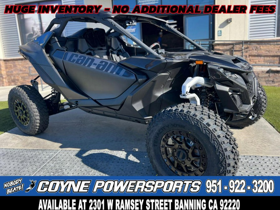 2024 Can-Am® Maverick R X RS with Smart-Shox Triple Black